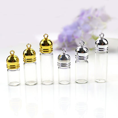 Mouth Glass Bottle Cinnabar Fire Extinguisher Pendants