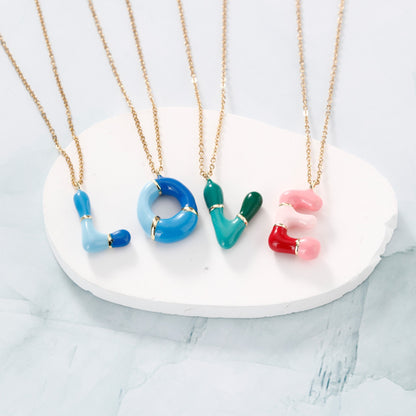 Elegant New English Letter Female Style Necklaces