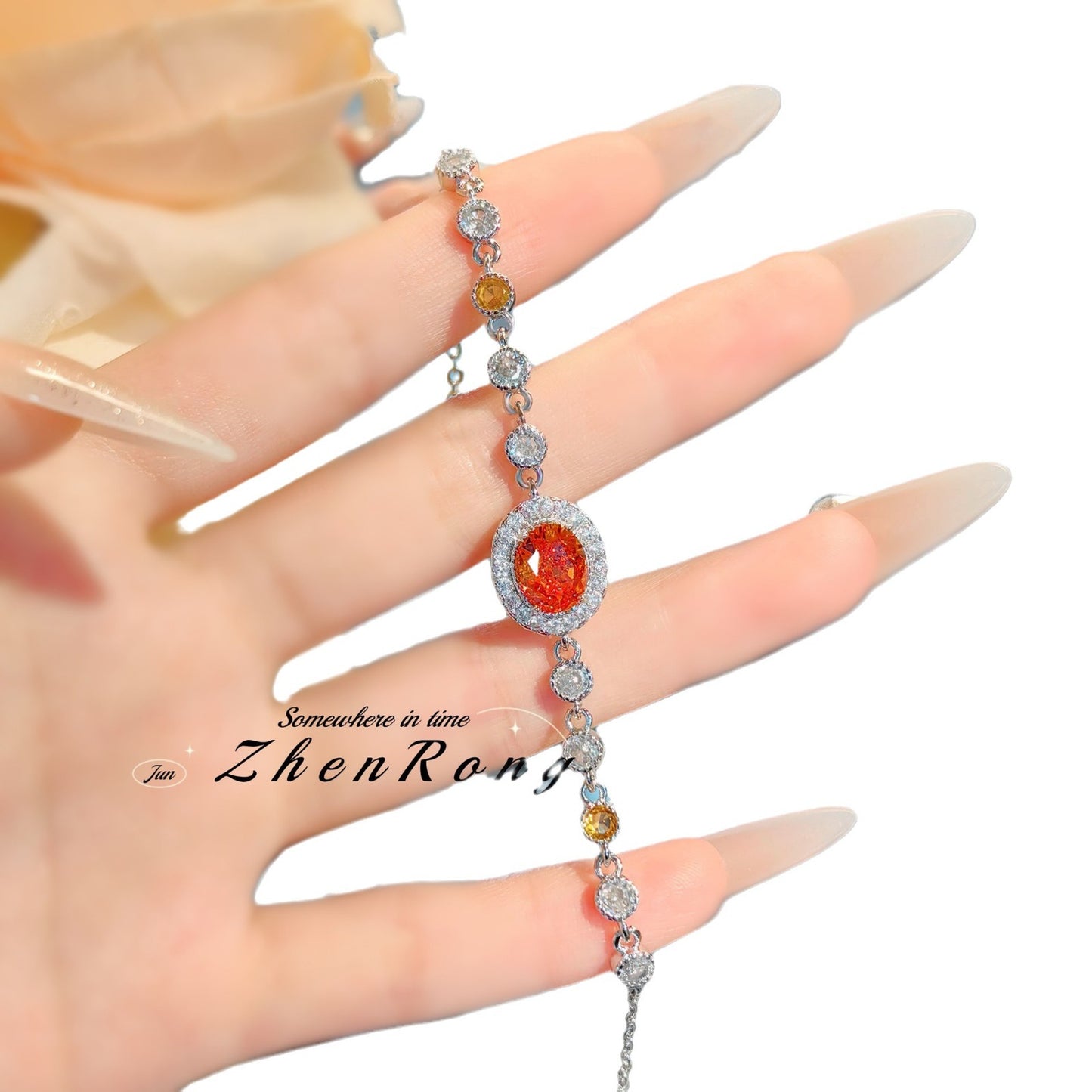 Women's Exquisite Diamond Dry Rose Light Luxury High-grade Bracelets