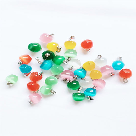 Cat Eye Little Apple Korean Fashion Simple Christmas Pendants