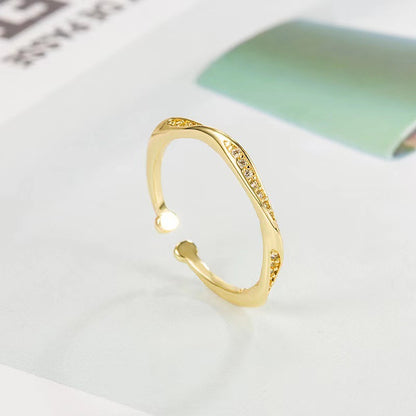 Female Design Niche Fashion Personality Adjustable Rings