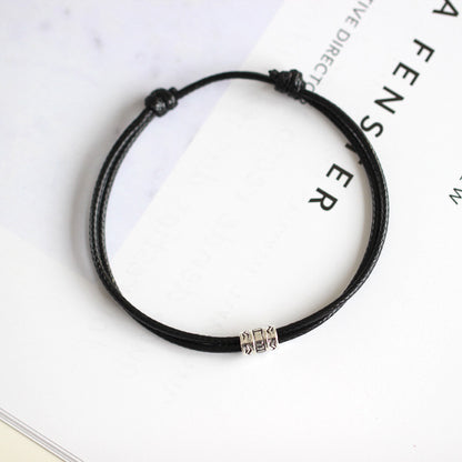 Women's Woven Simple Korean Style Couple Girlfriends Life Bracelets