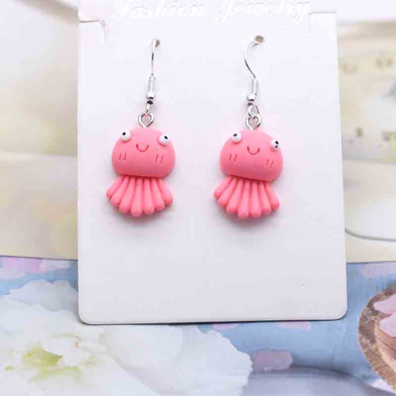 Ice Cream Candy Drink Resin Homemade Earrings