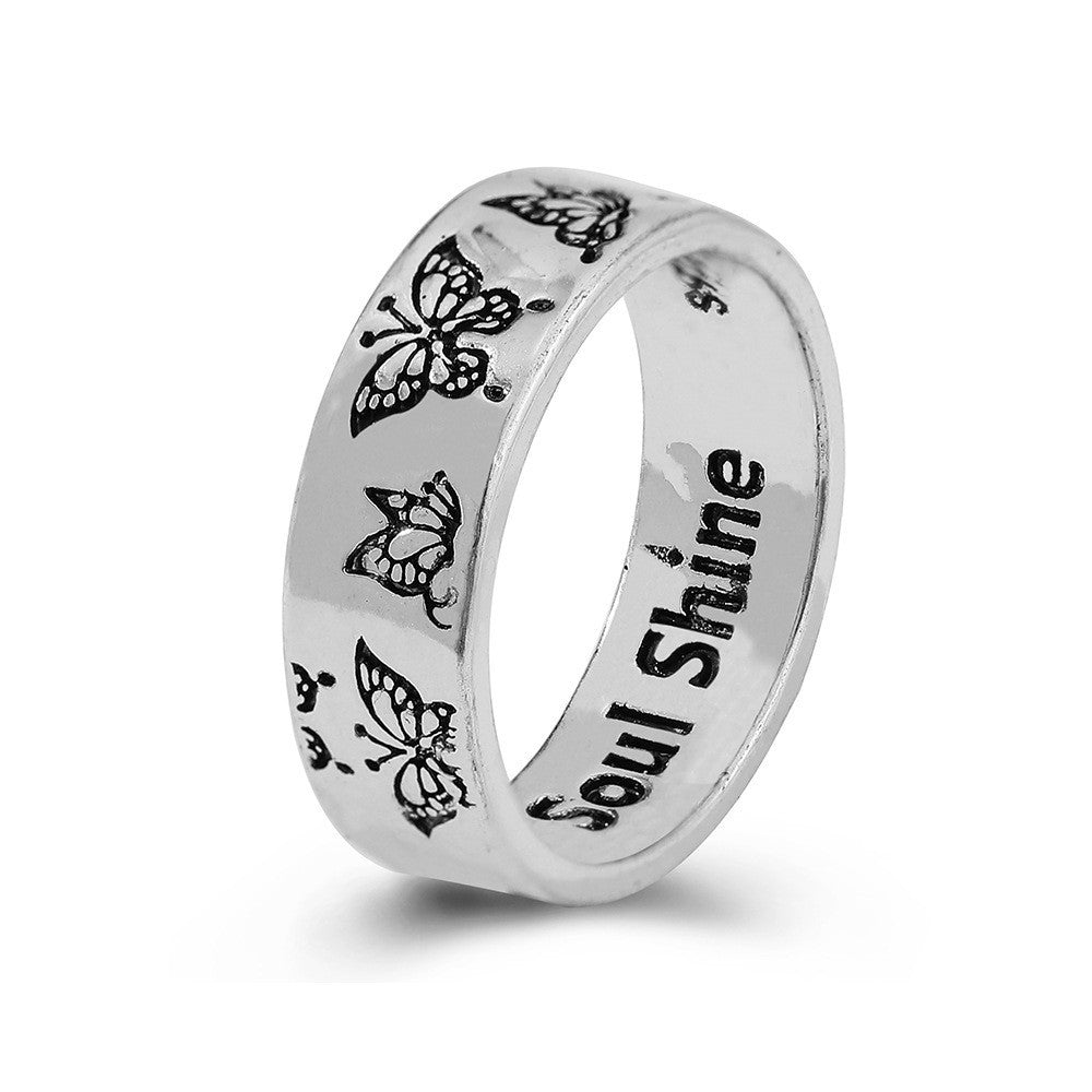 Inlaid Zircon Winding Simulated Snakes Female Niche Design Rings