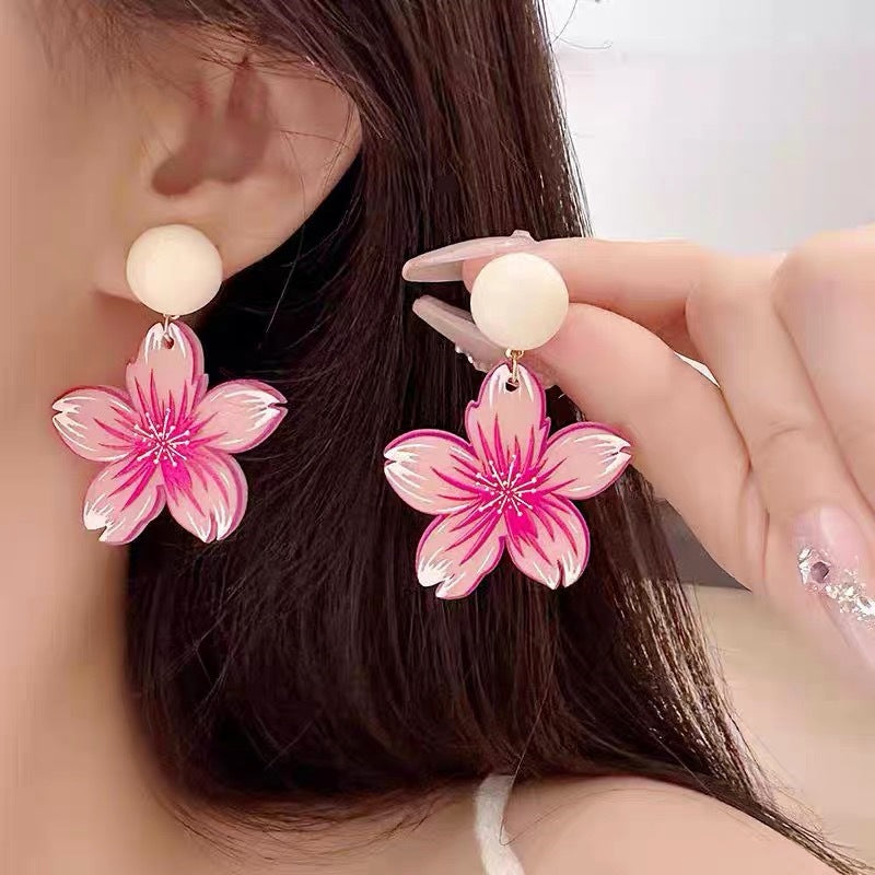 Affordable Luxury Fashion High-grade Small Fresh Flower Earrings