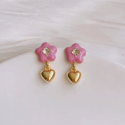 Simple Super Fairy Sweet Flowers Personality Earrings