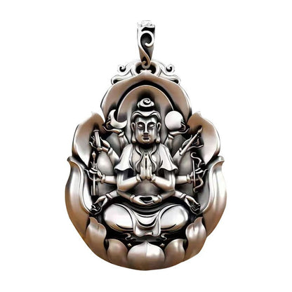 Women's & Men's Zodiac Birth Buddha Eight Patron Saints Ornament Pendants