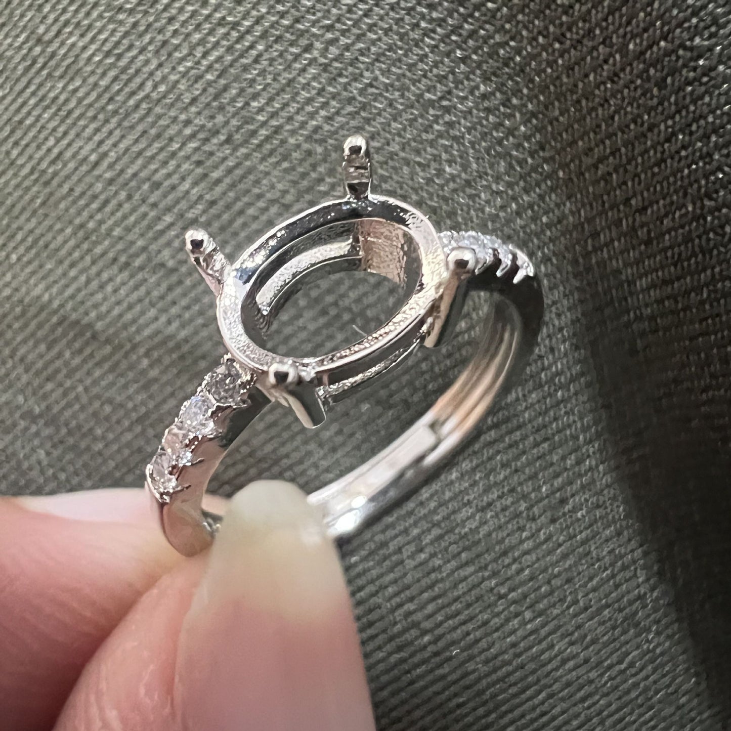 Frame Open Mouth Autumn Copper Alloy Electroplating Sier Rings