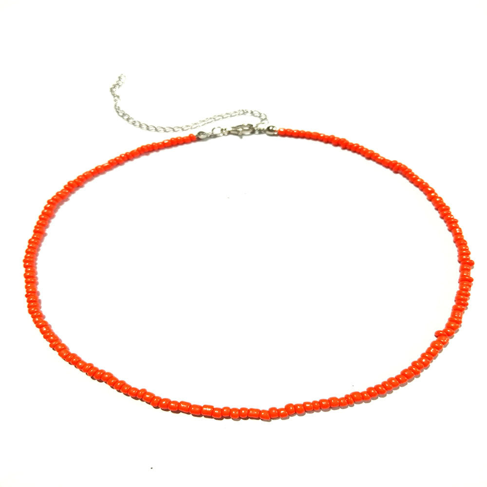 Bohemian Short Handmade Fashion Color Beaded Necklaces