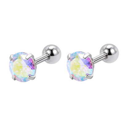 Stainless Steel Screw Female Sleeping No Need To Take Earrings