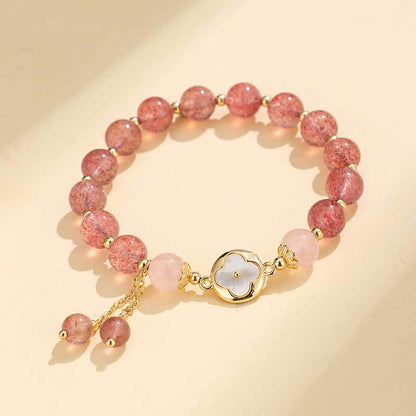 Crystal String Beads Female Fresh Sweet Bracelets