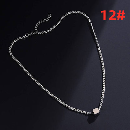 Men's Clavicle Chain Female Personality Couple Street Pendants