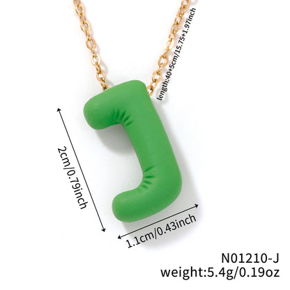 Comfortable Fashionable Personalized Trendy Simple Letter Necklaces