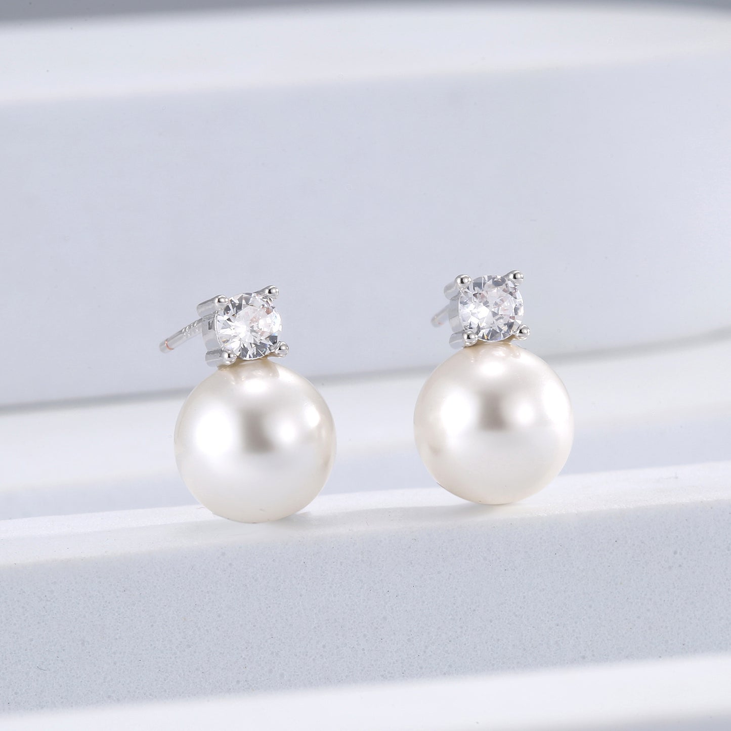 Pearl Sier Needle High-grade Fashion Ornament Rings