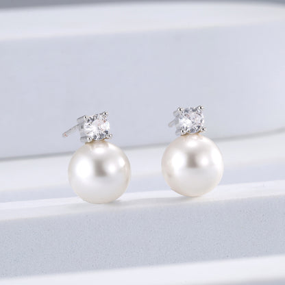 Pearl Sier Needle High-grade Fashion Ornament Rings