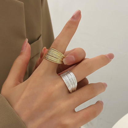 Light Luxury Open Personality Design Fashion Rings