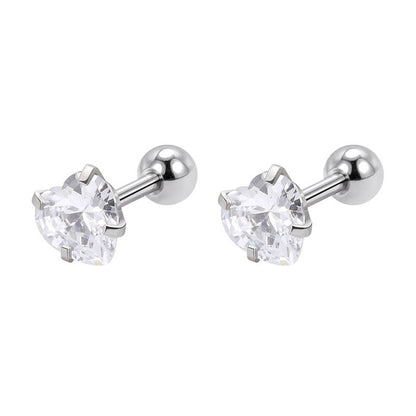 Stainless Steel Screw Female Sleeping No Need To Take Earrings