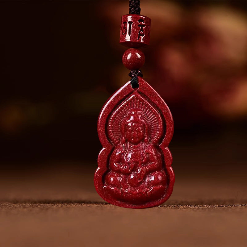 Women's & Men's Raw Ore Purple Sand Maitreya Buddha Original Pendants