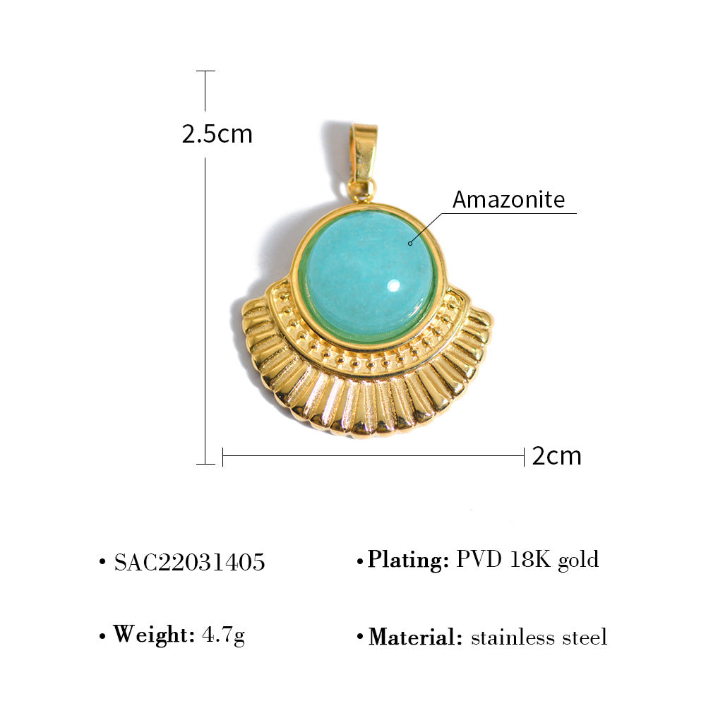 Women's Ornament Accessories Variety Of Natural Stone Pendants