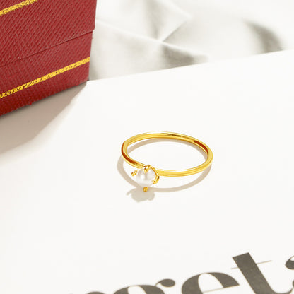 Luxury Exquisite Small Four Claw Simple Rings