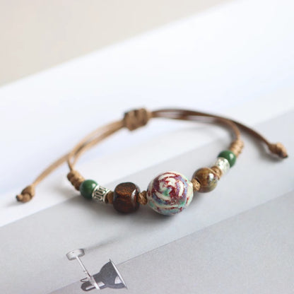 Chinese Style Fresh Ceramic Retro Ethnic Bracelets