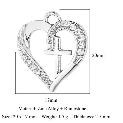 Leaf Zinc Alloy Lucky Tree Peach Heart Pendants