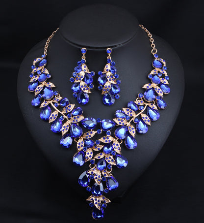 Women's Jewelry Exaggerated Personalized Rhinestone Big Suit Necklaces