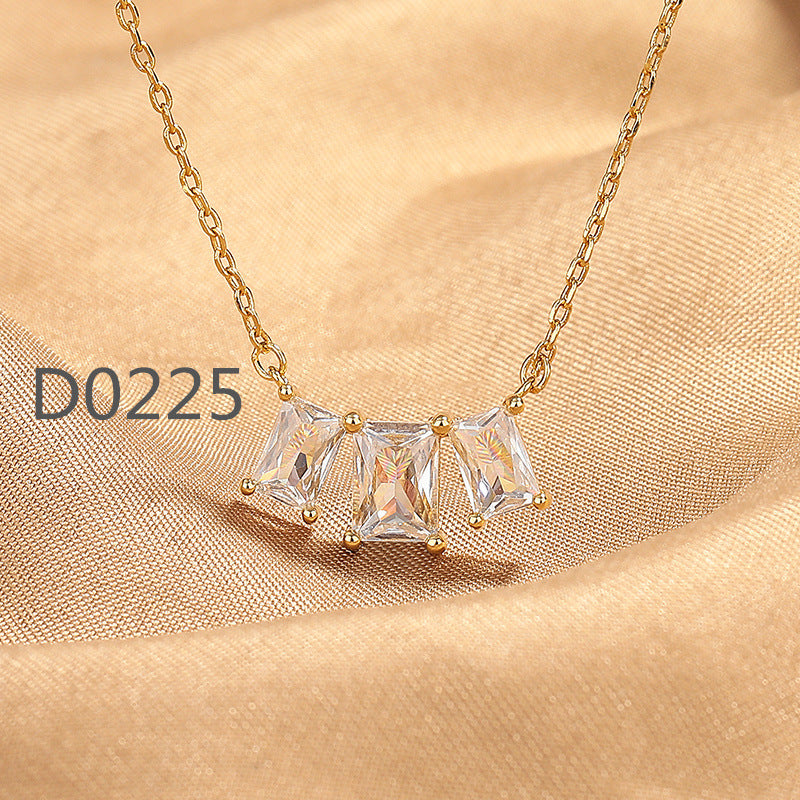 Women's Fashionable Light Luxury Couple High-grade Niche Unique Clavicle Necklaces