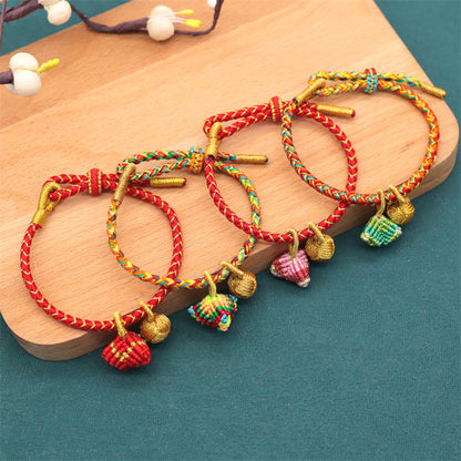 Festival Colorful Rope Scale String Spool Bracelets