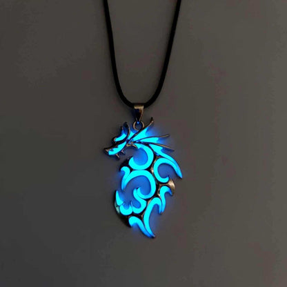 Women's & Men's Line Winder Flame Dragon Hip Hop Necklaces