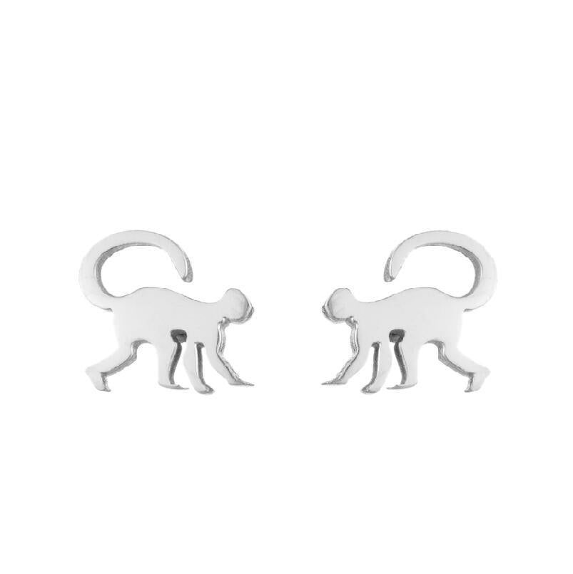 Women's Minority Fashion Stainless Steel Cute Squirrel Earrings