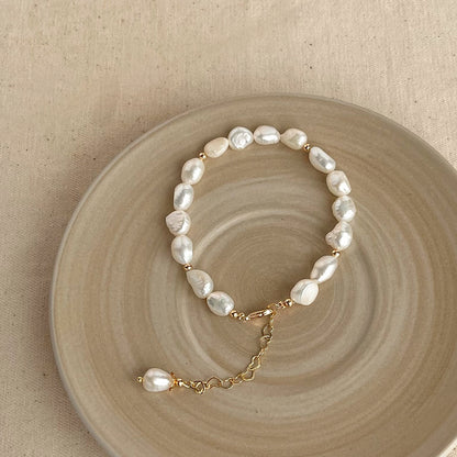 Natural Pearl Female French Minority High Bracelets
