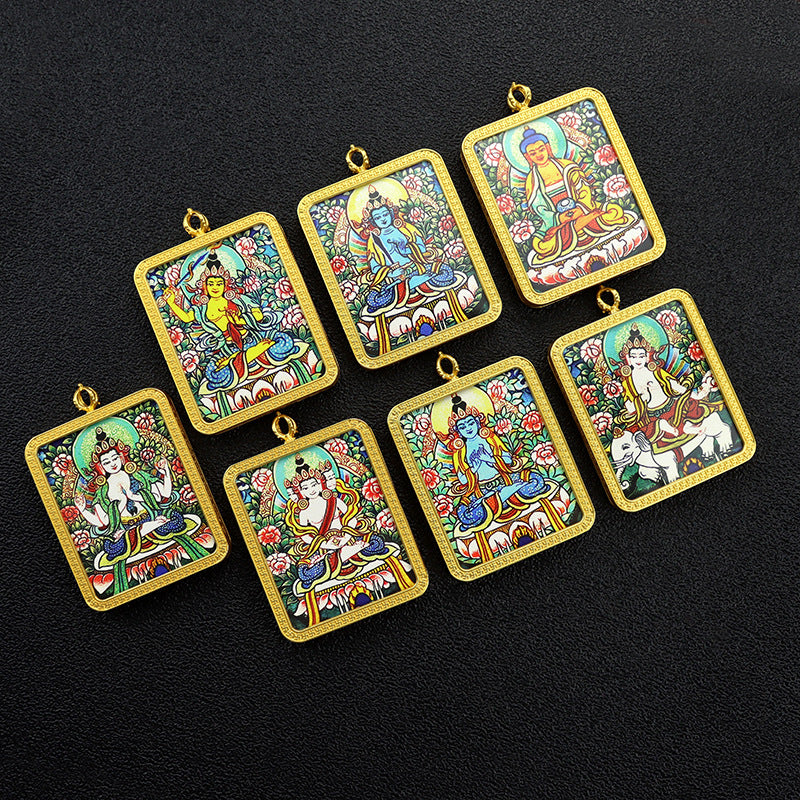 Fifth Master Small Yellow God Wealth Pendants