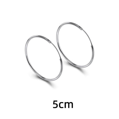 Women's There Hoop Big Ear Cold Wind Bracelets