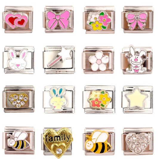 Module Cartoon Cat Bow Series Stretch Bracelets