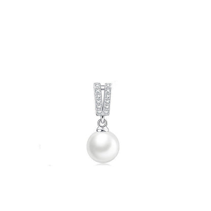 Women's Sterling Sier Pearl Suit Fashion High Pendants