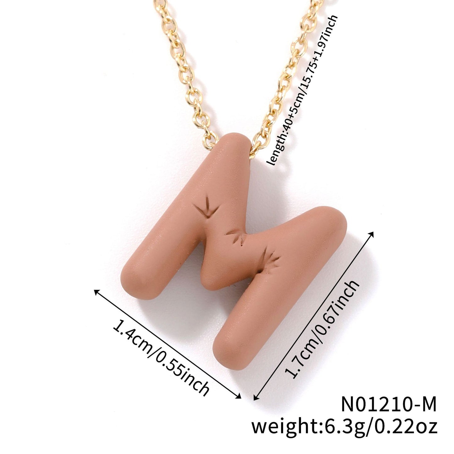 Comfortable Fashionable Personalized Trendy Simple Letter Necklaces