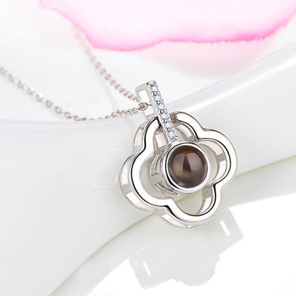 Love Language You Deer Projection Female Necklaces