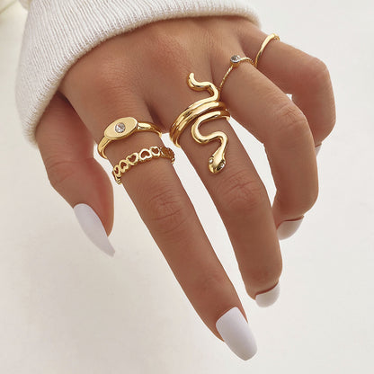 Creative Personality Twin Combined Set Suit Rings