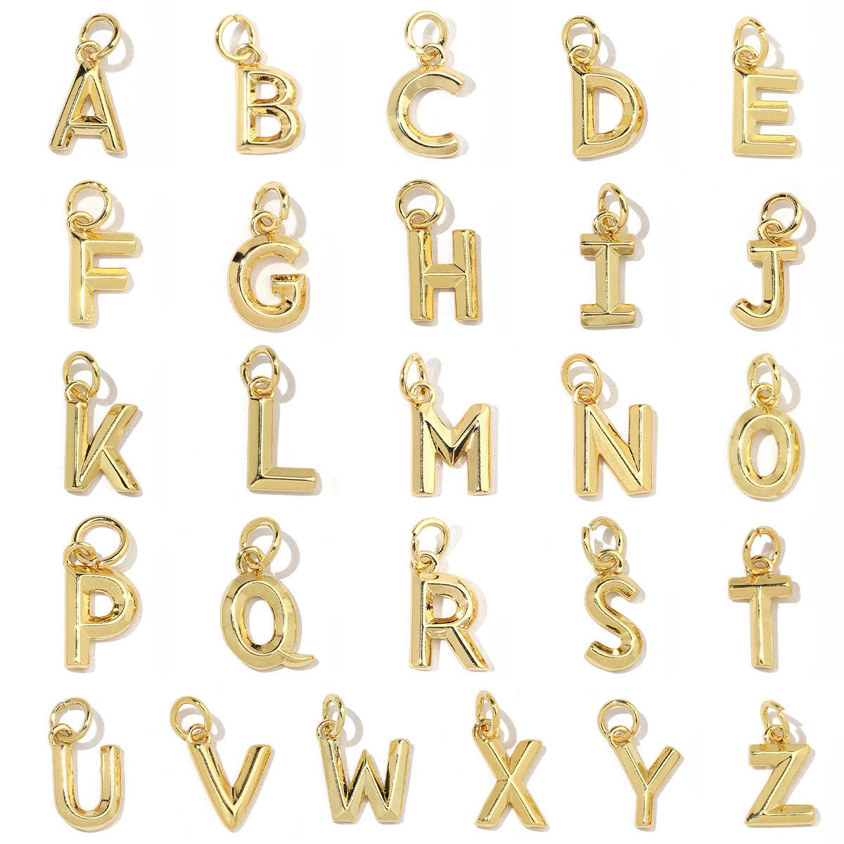 Real Gold Color Retaining English Letter Female Necklaces