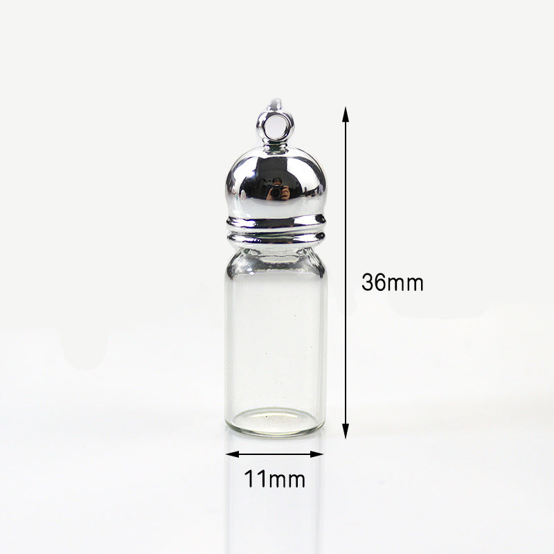 Mouth Glass Bottle Cinnabar Fire Extinguisher Pendants