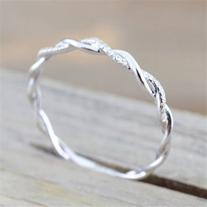 Popular Casual Slouchy Dragon Ornament Twist Rings