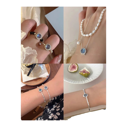 Series Collection Small Pieces Of Sier Combination Necklaces