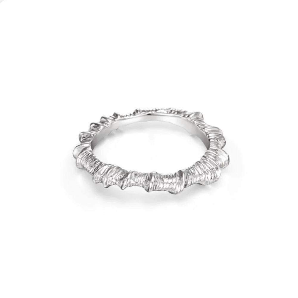 Women's Simple Sterling Sier Special Interest Light Rings