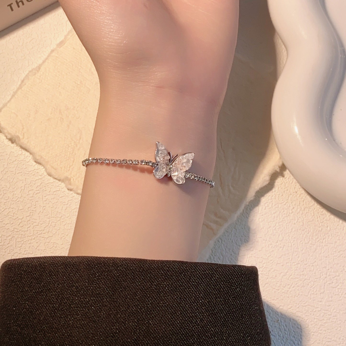 Escape Minimalist Sweet Bow Snake Bones Chain Female Bracelets