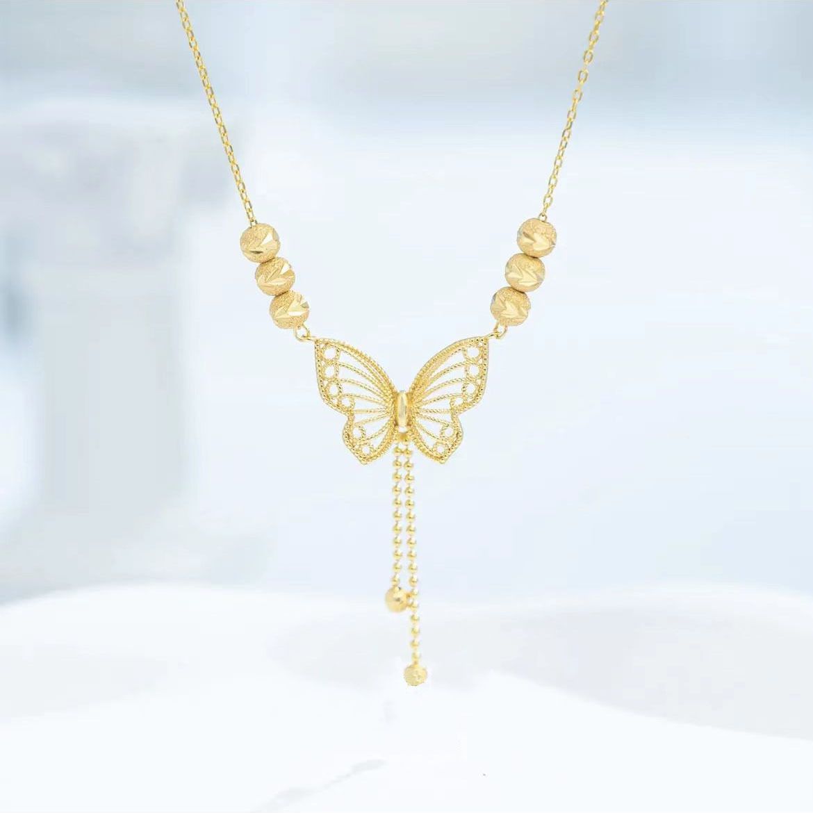 Light Luxury Gift Jewelry Gold Chinese Necklaces