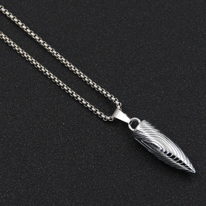 Men's Chain Hip Hop Style Titanium Steel Couple Necklaces