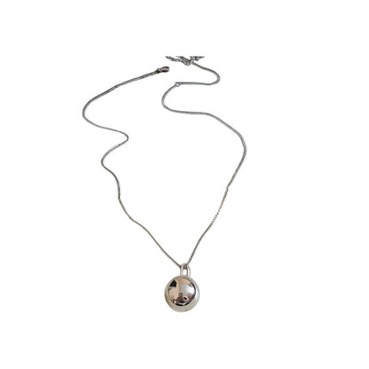 Women's Stainless Simple Ball Exquisite Fashion Short Necklaces