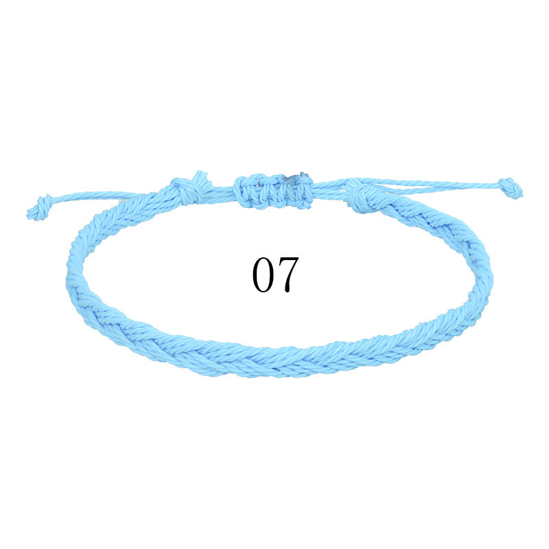 Waterproof Wax Line Woven Boho Surfing Bracelets