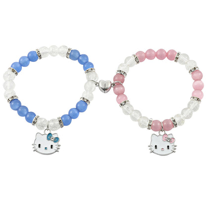 Anime Hello Kitty Clow Beaded Ornament Bracelets